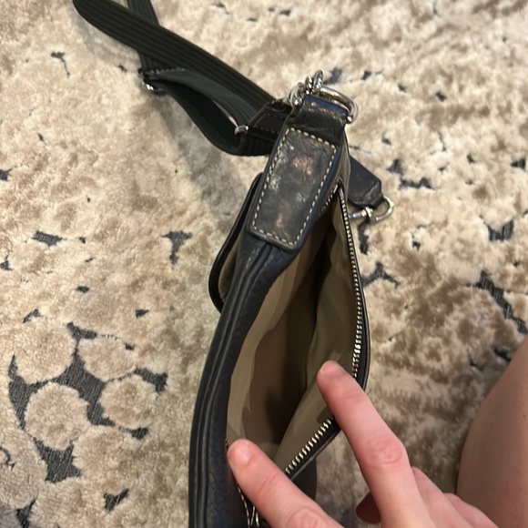 Coach Black Leather Crossbody - Picture 6 of 8